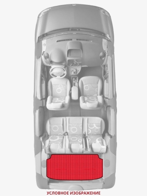 ЭВА коврики «Queen Lux» багажник для Mercedes C-class Estate